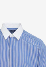 Striped Poplin Shirt