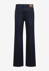 Triangle Logo Straight-Leg Jeans