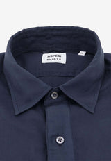 Aspesi Buttoned Casual Shirt Blue CE65D01185098_Blue_54418032