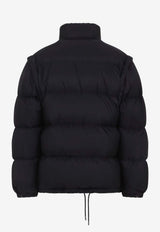 Triangle Logo Quilted Down Jacket