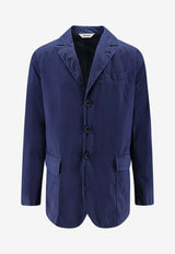 Aspesi Dillon Single-Breasted Wool Blazer Blue CJ26D06385096_Blue_54417861