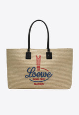 Loewe XL Verano Tote Bag in Raffia Natural A933DMTX02NF/S_LOEW-2016