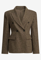 Brunello Cucinelli Double-Breasted Wool Blazer Brown MD0027246C002_02506b9a-eed0-4a03-92ec-bc139c4d8422