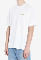 Jacquemus Gros Grain Logo T-shirt White TSM00133A-J00226-100