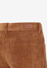 Flared Corduroy Pants