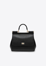 Dolce & Gabbana Large Sicily Top Handle Bag Black BB6002B1001/S_DOLCE-80999