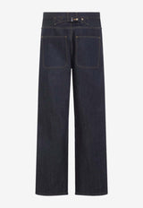 Selvedge Straight-Leg Jeans