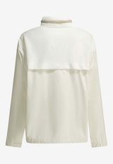Brunello Cucinelli Logo Zip-Up Raincoat White MB4227719C007_X_f10802d7-fc77-45c5-9210-c3131a23c461
