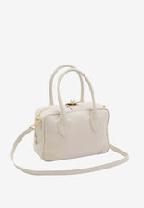Golden Goose DB Vita Leather Top Handle Bag Beige GWA00470-A000602-11732