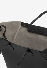 Valextra Small Vivi Millepunte Calfskin Tote Bag Black WBVV0031010LOC99NN_63c1b9b6-14b0-4cbe-80c2-4e1e184ead5f