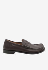 Loewe Campo Leather Loafers Bordeaux M816290X46--3468