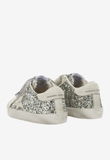 Golden Goose Kids Boys Super-Star Low-Top Sneakers Silver GJF00111F00531465195_1e5276d1-4881-4073-8fdd-2b7d3590ea89