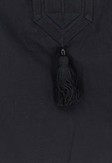 Tory Burch Tassel Tunic Top Black 83308001_BLACK_40005257