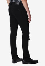 Amiri Ripped Skinny Jeans Black AM5JE002DE/T_AMIRI-00CO