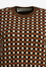 Golden Goose DB Roby Checkerboard Wool Knit Vest Brown GWP02824P00267683442_26a5b4c5-9400-4020-8eaf-8e8cec352a48