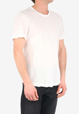 James Perse Basic Crewneck T-shirt White MKJ3360--WHT