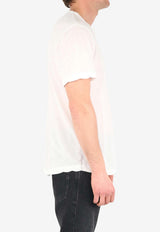 James Perse Basic Crewneck T-shirt White MKJ3360--WHT