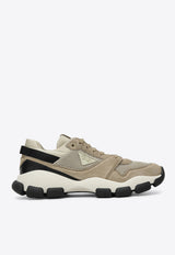 Prada Mesh and Suede Low-Top Sneakers Beige 1E506O0453KU1/T_PRADA-F0F24