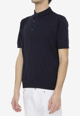 John Smedley Adrian Polo T-shirt Blue ADRIAN--NAVY