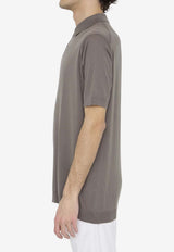 John Smedley Adrian Polo T-shirt Taupe ADRIAN--BEIGE MUSK