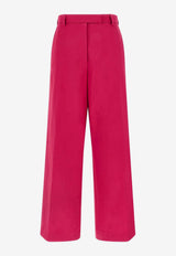 Dries Van Noten Penn Satin Tailored Pants Fuchsia 2610109463304304_FUCHSIA_54420823