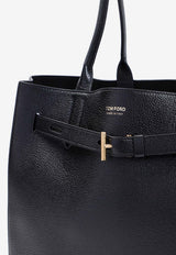 Medium Calf Leather Tote Bag