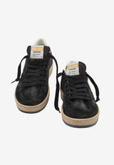 Golden Goose DB Ball Star Glittered Suede Sneakers Black GWF00117-F003989-90100