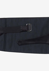 Brunello Cucinelli Pleated Adjustable Cummerbund Black MR813S005YC018_Blue_58257016