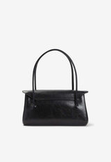 East-West Leather Shoulder Bag