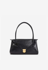East-West Leather Shoulder Bag