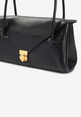 East-West Leather Shoulder Bag