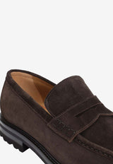Suede Penny Loafers