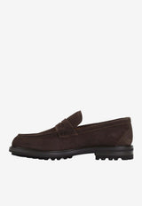 Suede Penny Loafers