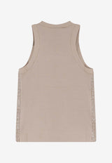 Brunello Cucinelli Sequin Sleeveless Top Beige M0T18HK500C8539_Beige_60002042
