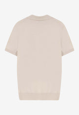 Loro Piana Ice Wish Knitted Polo T-shirt Beige FAP2470A0HL_OneColor_53281595