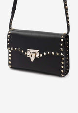 Small Rockstud Leather Shoulder Bag