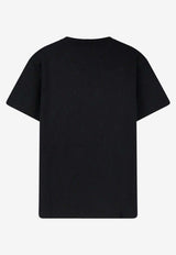 Fendi Embroidered FF Selleria Slim T-shirt Black FY1319AY0GF0QA1_Black_70153896