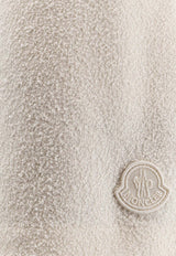 Moncler Drawstring Mini Fleece Shorts White L10938H0001289BDU050_White_62066097