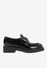 Brushed Leather Loafers