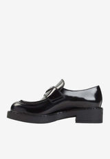 Brushed Leather Loafers