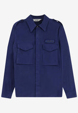 Aspesi Field Lived Casual Shirt Blue CE10G17885096_OneColor_54417918