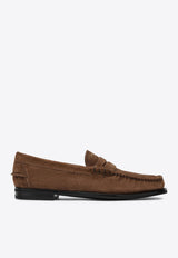 Prada Aged-Effect Suede Loafers Brown 2DB239X000054/T_PRADA-F0324