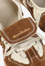 Ballerina Suede and Nappa Leather Sneakers