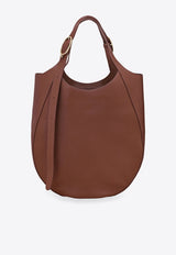 Longchamp XL Le Foulonné Leather Tote Bag Brown 10331021/T_LONG-M02
