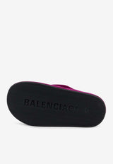 Balenciaga Jet Lag Velvet Thong Sandals Purple 869749WCDQ05590_Purple_44824375