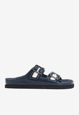 Arizona Two-Strap Canvas Sandals