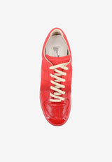 Maison Margiela Replica Leather Sneakers Red S57WS0517P7644T4417_OneColor_41114661