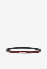 Python Leather Belt