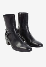 Calf Leather Ankle Boots