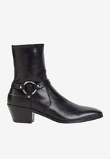 Calf Leather Ankle Boots